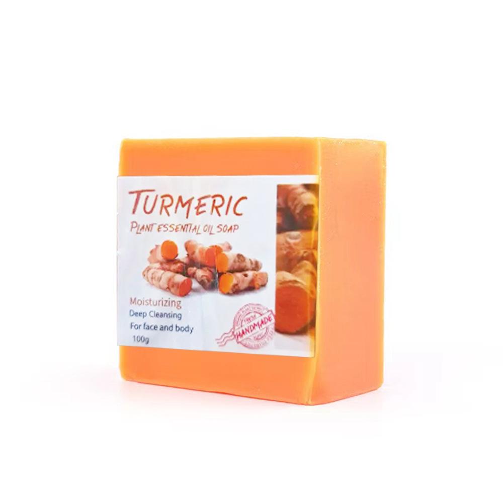 Turmeric Ginger Essential Oil Handmade Soap - Facial Cleanser & Shower Soap