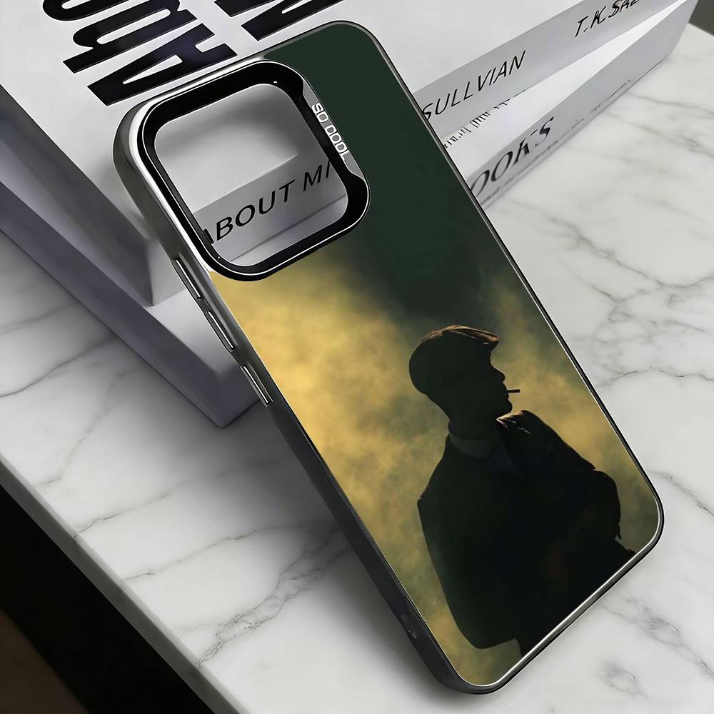 P-Peaky Blinders  Phone Case For iPhone 17,16,15,14,13,12,11 Plus,Pro Max,XS,Colorful Silver Phone case Funda Cover iPhoneXSMAX