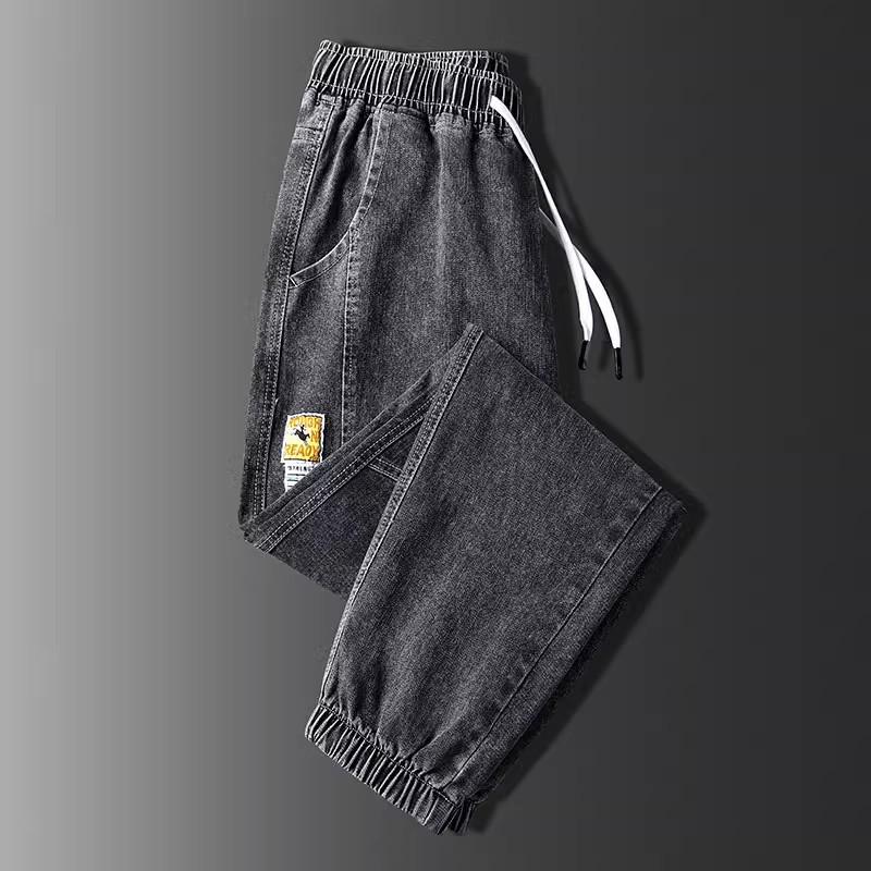 Herren Plus Samt Verdickte Jeans: Strapazierfähige, verschleißfeste Hose mit lockerem Schnitt für Herbst und Winter