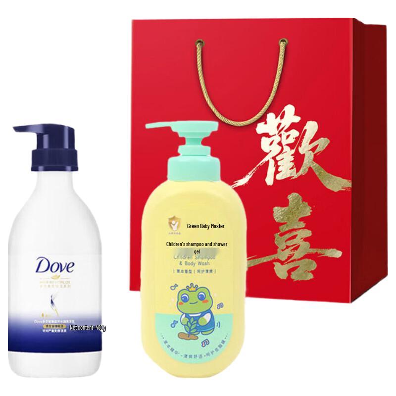 Dove Family Shampoo & Body Wash Gift Set