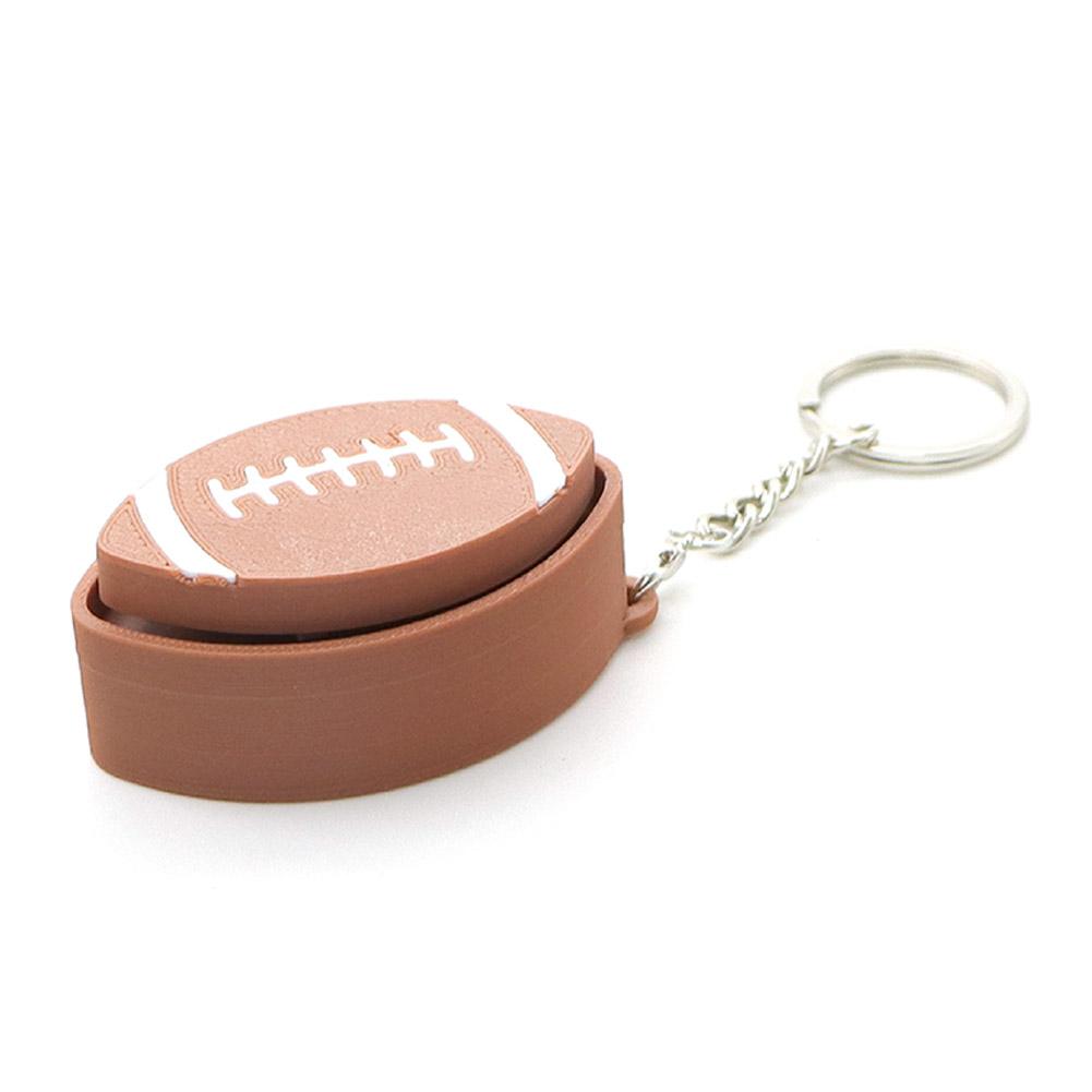 Ball Keyboard Keychain Fidget Toys Push Bubble Stress Relief Sensory Toys Basketball Football Keyboard Clicker For Kids Adults