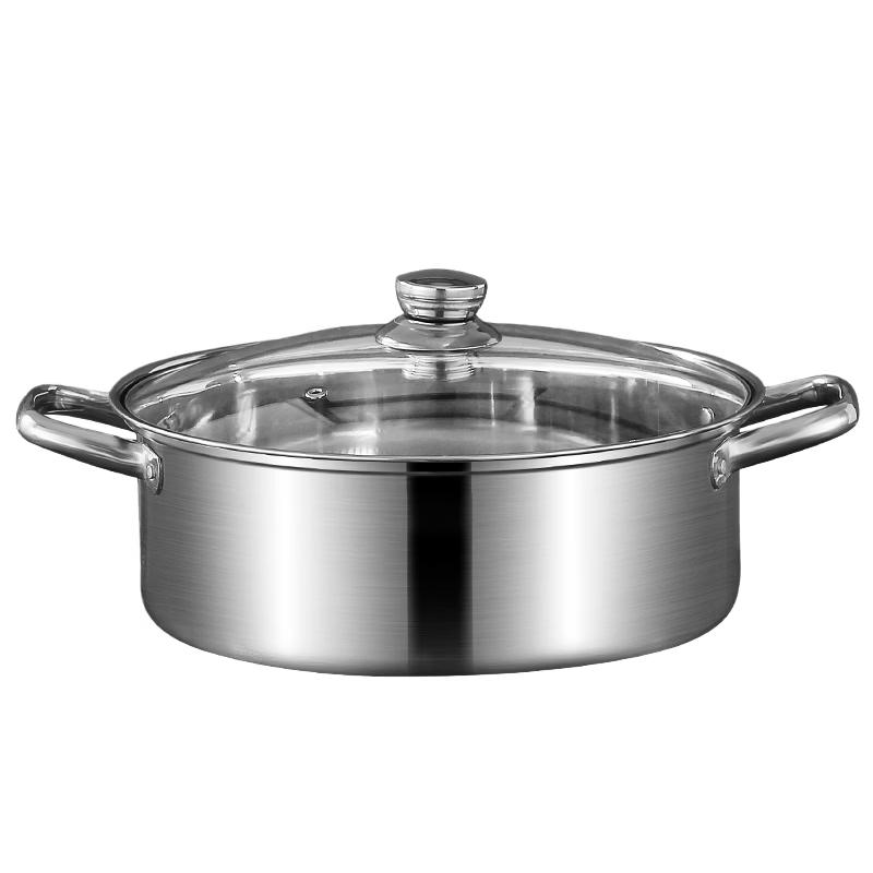 Wutuo 30cm Thickened Stainless Steel Soup Hot Pot