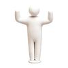 Minimalist Man Decoration 1/8Pcs 3D Printed Game Character Figure, Sitting Standing Lying Figurine, Model Abstract White Statue, Collectible Gift for