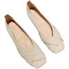 Luji Single Shoes Female 2024 New Spring and Autumn Fairy Wind Gentle Soft Sole Flat Shoes Shallow Mouth Versatile Bean Shoes