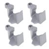 4Pcs Marine Fenders Clip Easy Adjustment Smoother Surfaces Quadrate Pontoon Rail Boat Bumper Clips