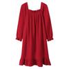 Couple pajamas wedding spring and autumn pure cotton red women's pajamas natal year newlywed men's long-sleeved loungewear suit