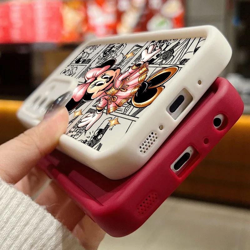 Minnie Mouse Disney Cartoon S26Ultra Case For Samsung Galaxy S26 S25 S24 S22 S23 Ultra S21 Plus S20 S25 FE Protection Soft Cover