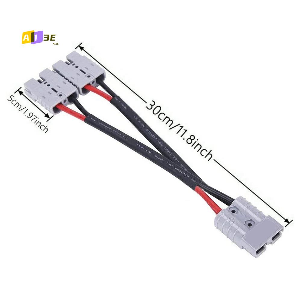 A03E-50A For Anderson Plug Connector Dual Y Adapter Battery Power Connector Forklift Power Plug Connector With 6MM Car Cable