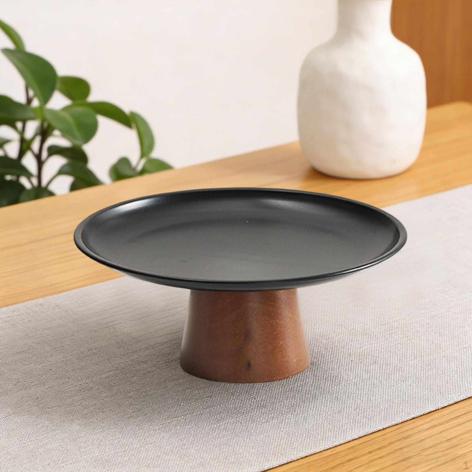 Pedestal Fruit Bowl Decorative Lightweight Versatile Snack Candy Storage Tray Food Dish for S