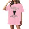 Women's Round Neck Printed Short-sleeved T-shirt Top