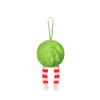 Christmas Rolling Ball Pendant: Fluorescent Green Faux Balls