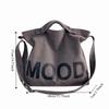 Ins Large Capacity Women Canvas Bag Letter Retro Crossbody Bag Handbags Adjustable Men's Shoulder Bag Men Women