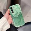 Colored Marble Cream Wave-Edge Case for Samsung S26 Ultra 5G Cases Galaxy S25 Plus S24 S23 S21 FE A17 A37 A57 A56 A55 A16 Cover