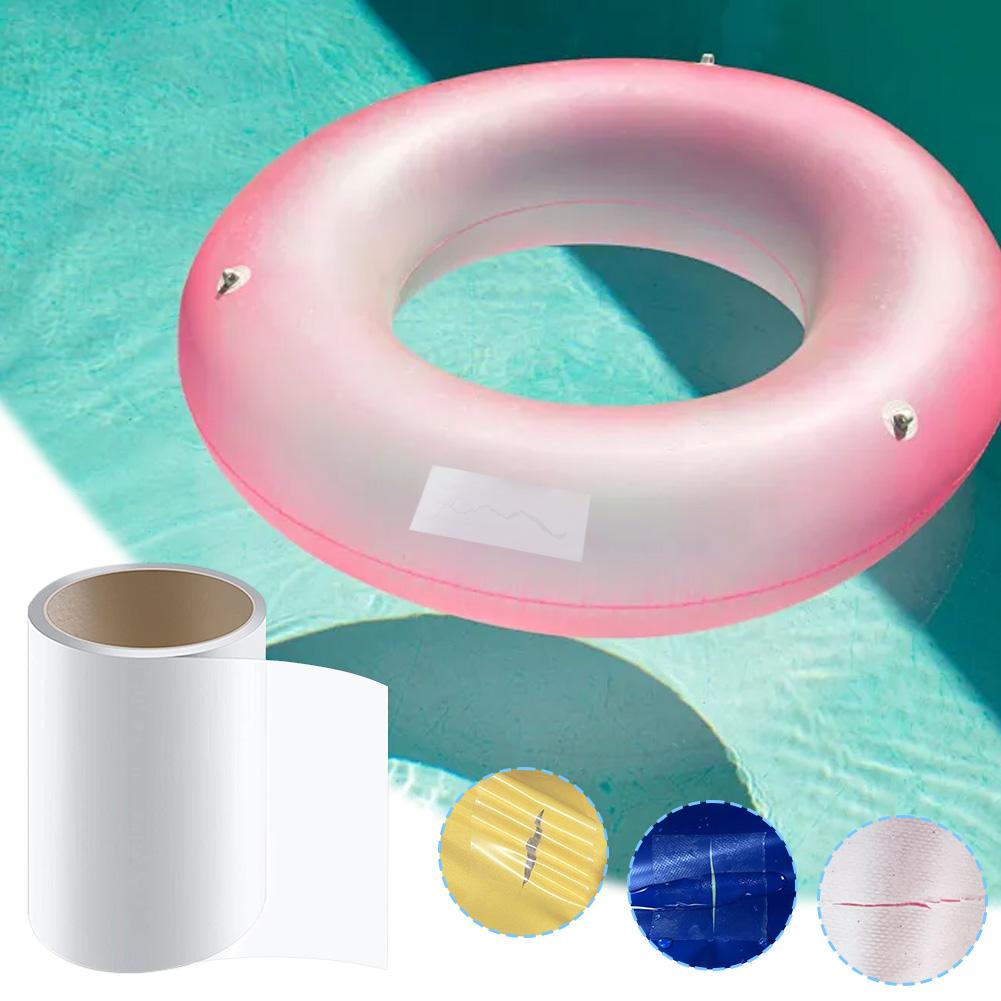 1M Roll TPU Pool Repair Patch Kit Waterproof Swimming Pool Patch for Air Mattress Swimming Pool Bounce House Tent
