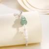Pearl Bamboo Jade Gourd Bracelet Women's New Chinese Style Retro Round Bead Bracelet Gift Women