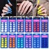 100pcs Long Fake Nails Full Cover False Nail Coffin Tips Ballerina Art Manicure