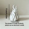 3D Printed Flame Night Light with Effect for Bedroom Decor