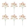 6Pcs 42CM Artificial Babysbreath 3 Fork Realistic Fake Flower Home