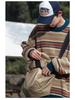 Mountain Style Retro Colorblock Stripe Sweater - Trendy American Knitwear for Couples (Autumn/Winter)