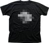 Inappropriate Censored Black Cotton T-shirt OZ9441