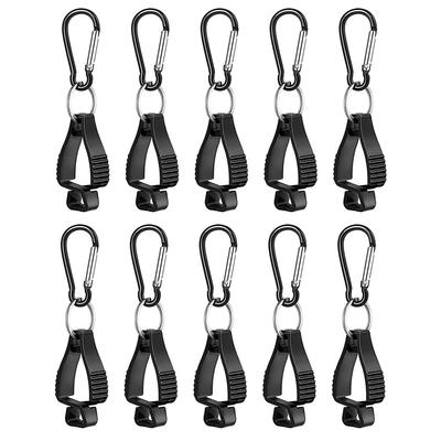 10 Pcs Glove Clips for Work Plastic A Shaped Glove Holders for Outdoor Camping