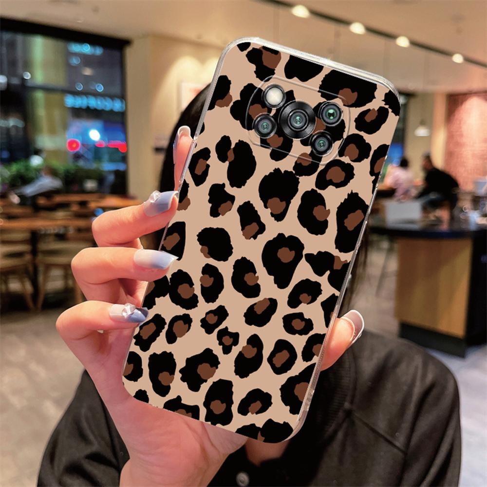 Cow Black Pink Leopard Print For Xiaomi Poco X3 NFC X3Pro X 3 6.67" Phone Case Camera Protection Cover Artistic Blue Marble TPU