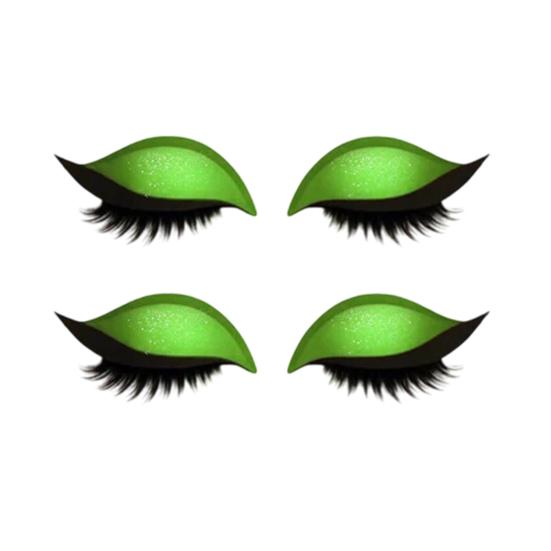 1/2/3/4/5 Pairs Lazy Eye Shadow Eyelash Patch 2-in-1 Eyeshadow Eyelashes Makeup Stickers