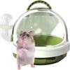 Water Bottle Small Animal Carrier Cage Safe Door Lock Small Pet Carrier Hamster Carry Box  Home