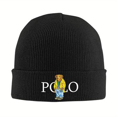 P-Polos Czapka Zimowa Dzianinowa Czapka Beanie Dla Kobiet Mężczyzn Zimowe Dzianinowe Czapki Beanie