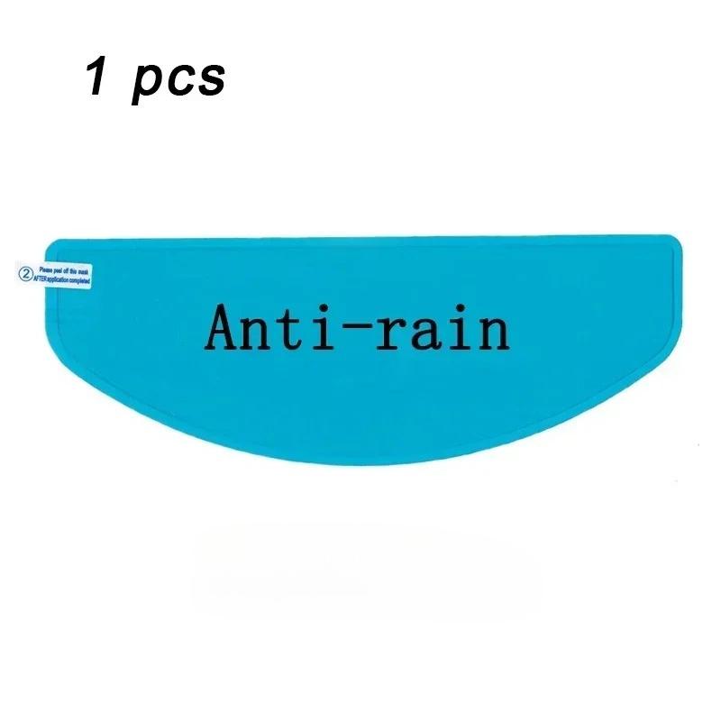 Motorcycle Helmet Visor Anti-Fog & Water-Repellent Film – Nano Coated Clear Protective Shield for Rainy & Cold Weather Riding
