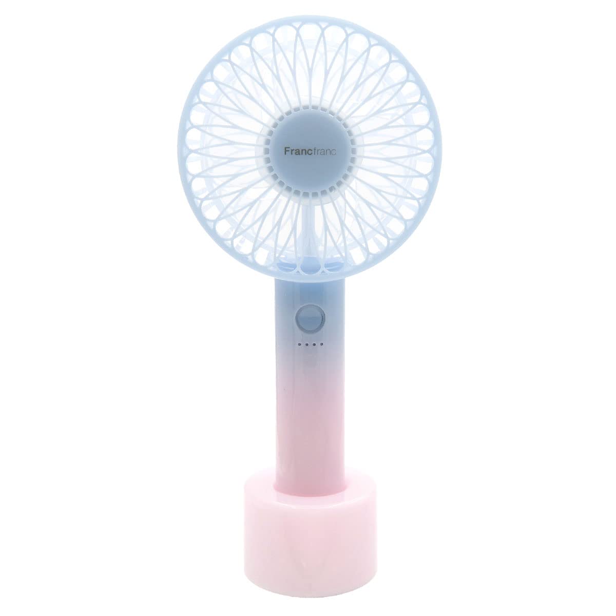 

Handy Fan Charging, Fan, Gradient, Francfranc FRAIS Handy, Fan Gradation, Handheld USB Charging Stand, Lightweight, Rechargeable, Portable, 2023 (Blue