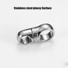 Ultra-light Titanium Alloy Keychain 360° Rotatable Brass Keychain Key Buckle Accessories Car Key Ring Stainless Steel/Titanium