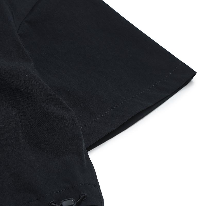 Fila Original Fashion Classic Retro Casual Comfortable Simple Woven Short Sleeve Dress Women Dresses Legendary-Blue F11W629302FNV