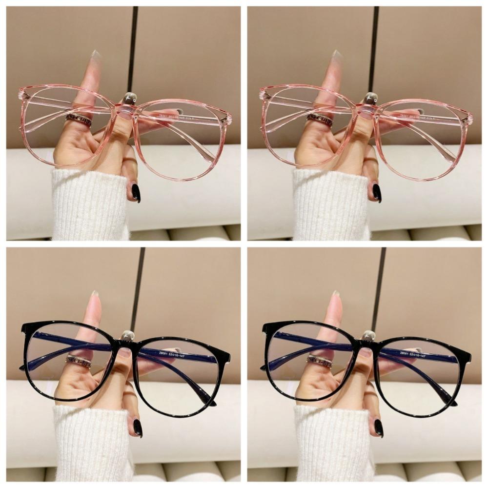 4 PCS Anti Blue Light Blocking Glasses Clear Anti Radiation Glasses Replaceable Lens for Women/Men