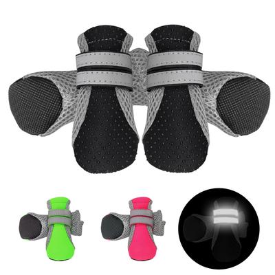 4pcs Pet Dog Shoes Puppy Cat Chihuahua Rain Boots Waterproof Rubber Anti-slip Footwear for Small Cats Dogs Teddy Socks Booties