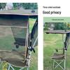 Baichengdao Portable Folding Fishing Chair with 3-Sided Sunshade