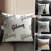 Fashion Brand G-Gibson Cushion Cover Summer Breathable Linen Organic Fabric Double-Sided Printing Sofa Pillow Case Home Decor