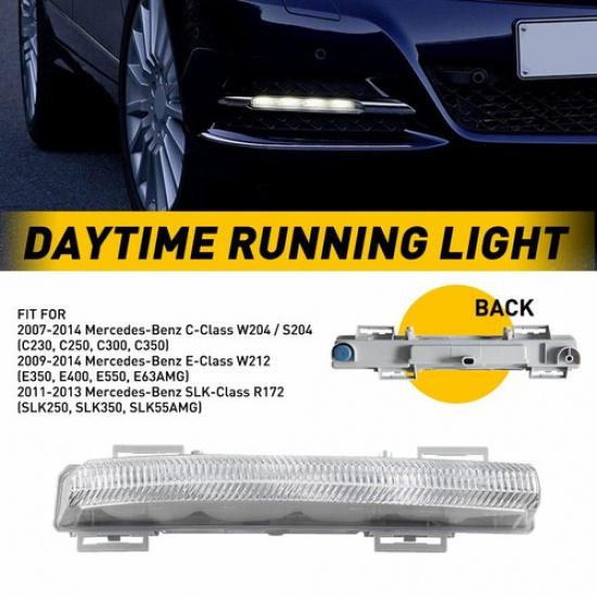 Right Daytime DRL Running Fog Light Lamp Fit / MERCEDES C E CLASS W204 W212 R172