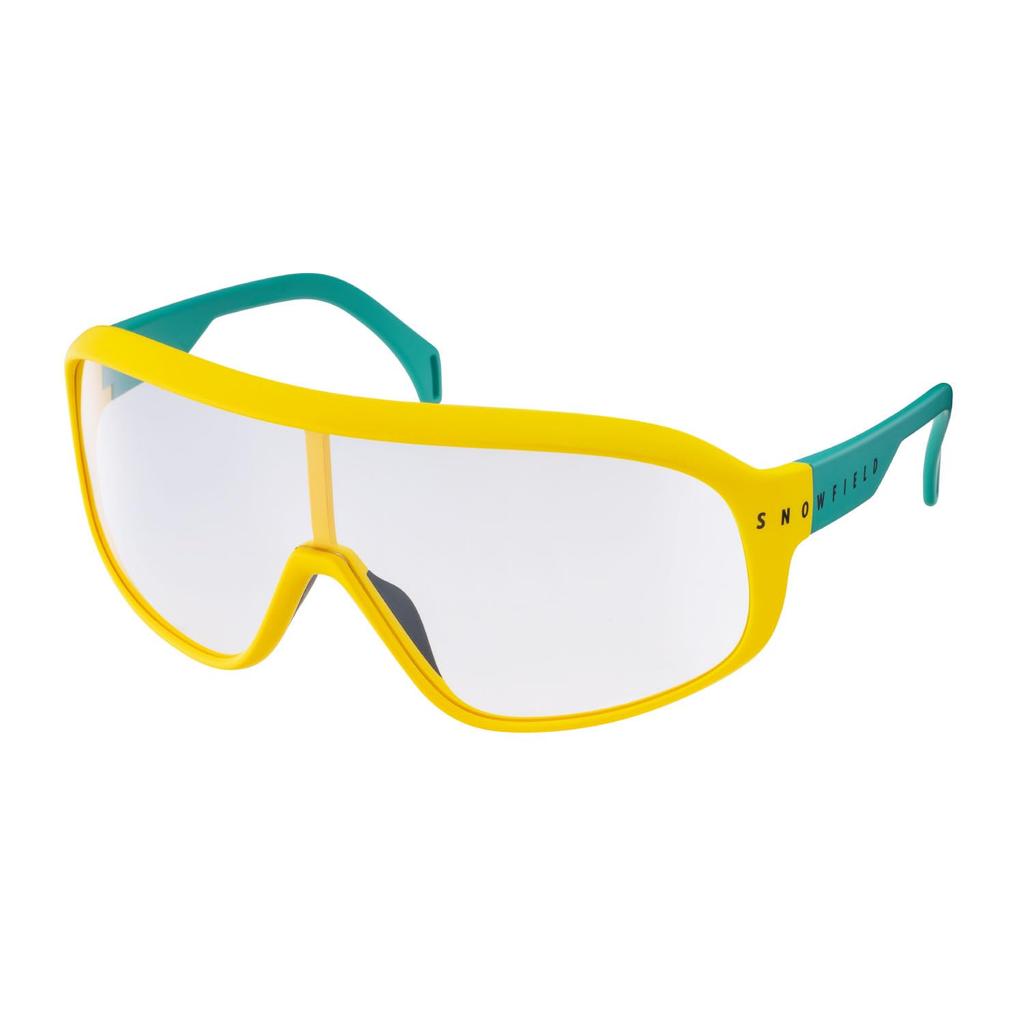 Swans SNOWFIELD F3 YG Photochromic Clear to Smoke Photochromic SF-13 Sunglasses, Yellow-Green
