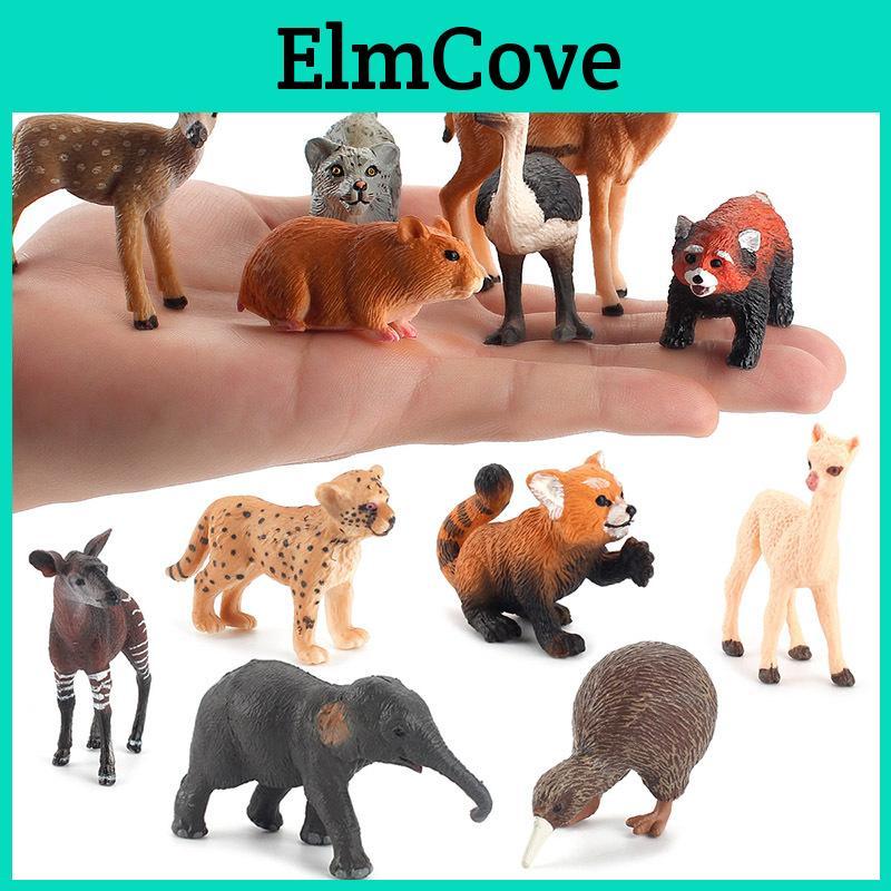 Antilopen Realistische Tierfiguren PVC Miniaturfiguren für Spielzeugauslagen und Bastelarbeiten