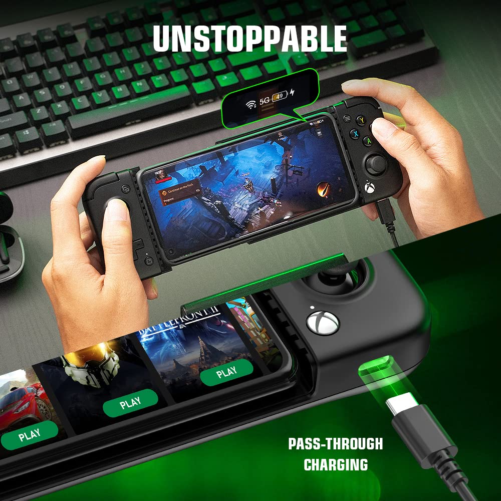 GameSir X2 Pro Xbox Mobilspill Android Spillkontroller Kompatibel med og Diablo Smarttelefonkontroller med Xbox Game Pass Ultimate Bonus - Kontroller,