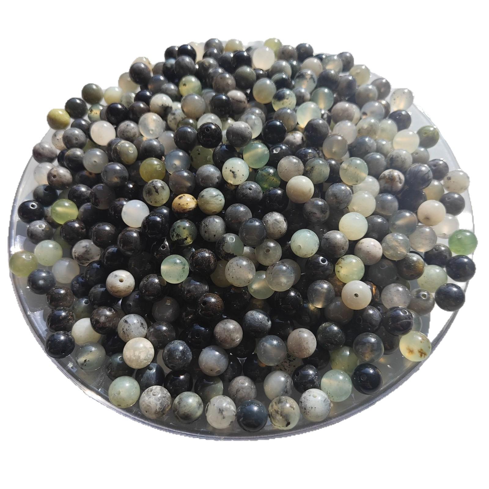 

Xiu Jade Natural Black Beads, Ink Color, 1 Piece (10mm, 8mm, 6mm) for DIY Bracelet, Necklace, Wristband 1 piece Xiu Jade Ink Color Loose Bead 6mm Card