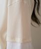 Sayu Pigment Waffle Layered T-Shirt Lemon