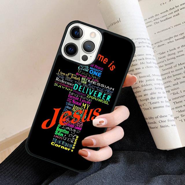 Christian Jesus The Cross Phone Case Back Cover for iPhone 17 Air 16 15 14 13 11 12 Pro Max Plus Fundas Coque