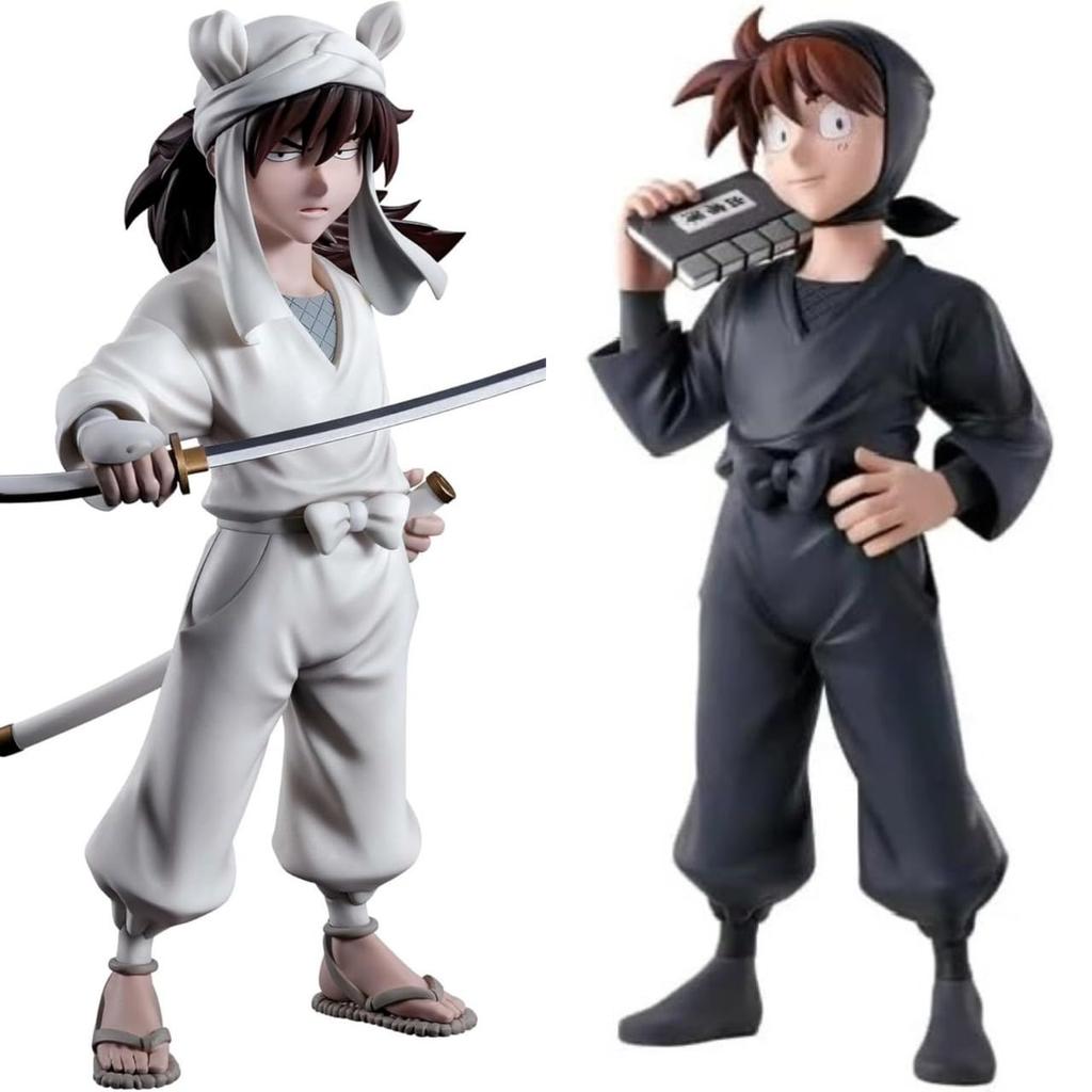 Doi Hanbei & Tenki Figure Set – Nintama Rantaro Movie: Dokutake Ninja's Strongest Strategist | Official 22cm Collectible Figures (Set of 2)