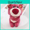 Adorable Pink Teddy Bear Plush Keychain Soft And Cute Bag Accessory Stuffed Toy