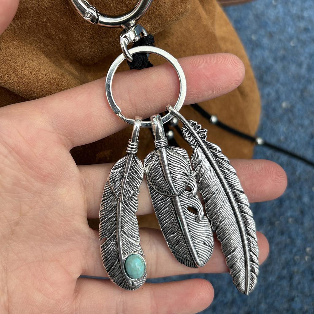 Feather Tassel Keychain With Glittery Faux Feather Ornament For Bags Backpacks Jewelry Accessories Elegant Gift Idea