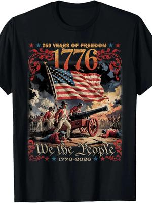 USA 250th Anniversary T Shirt | 1776-2026 We The People Patriotic Tee