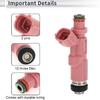 4 Pcs No.23250-75080 Fuel Injector for Toyota Tacoma 2.7L 2000-2004 for Toyota 4Runner 2.7L 1998-2000
