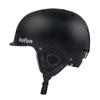 Kufun Ski Helmet, Snowboard Helmet for Kids, Adults, Men, Juniors, and Women, with Visor and Adjustable Dial Size (Black - D, M (55-58cm))